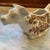 Mid 20th Century Vintage English Ironstone Transferware Cow Creamer For Sale - Image 5 of 10