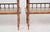Late 20th Century Pair of Late 20th Century Judson Rothschild Aesthetic Movement Faux Bamboo Leather Top End Tables for the Rothschild Collection For Sale - Image 5 of 7