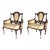 Pair of Art Nouveau Large Armchairs in Walnut For Sale