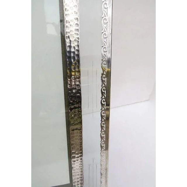 Silver Overlay and Cut Glass Picture Frame For Sale - Image 4 of 7