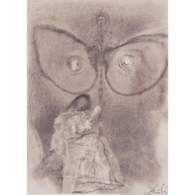 Salvador DALI (1904-1989) Biblia Sacra: The Birth, 1967 Color lithograph Signed in the plate On Vellum 35 x 48 cm (c. 14 x...