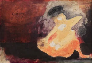 'Two Figures' by Leonel Gongora, 1963; Colombian Modernism, Museum of Modern Art, New York, Bogata