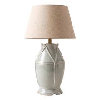 Handmade Ceramic Vintage Style Artisan Lamp - European/Jugendstil For Sale