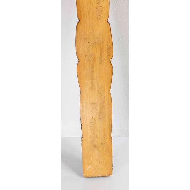Late 20th Century Northwest Coast Squamish Native American Indian Totem by R Krawchuk For Sale - Image 17 of 18