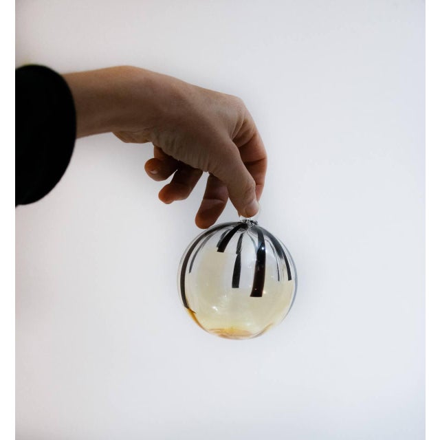 Murano Christmas Baubles by Mariana Iskra for Ribes Studio, Set of 6 For Sale - Image 9 of 14