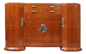 French Art Deco Sideboard in Amboyna, 1920s
