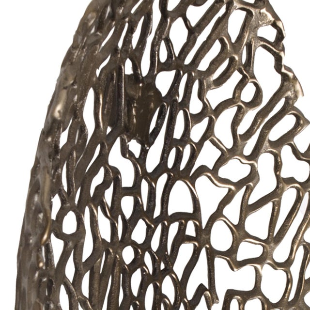 Kenneth Ludwig Chicago Open Work Bronze Wall Decor For Sale - Image 4 of 8