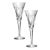 Late 20th Century Waterford 'Health' Champagne Flutes, a Pair For Sale