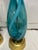 1970s 1970s Mid-Century Modern Murano Blue Swirl Glass Lamps - a Pair For Sale - Image 5 of 5