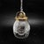 The pendant lamp was produced in the 50s. The construction is brass, glass lampshade. It is preserved in very good...