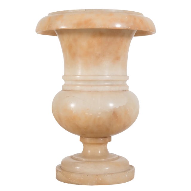 Vintage Alabaster Table Lamp For Sale