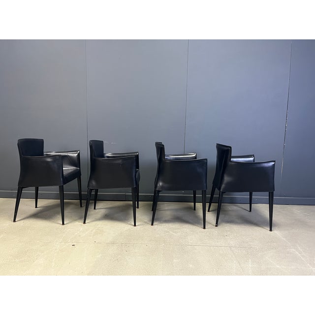 Vela Dining Chairs by Carlo Bartoli for Matteo Grassi, 1980s, Set of 4 For Sale - Image 11 of 11
