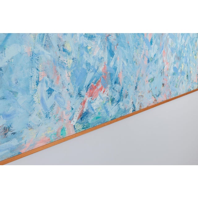 Large Abstract Composition, 1980s, Oil on Canvas For Sale - Image 11 of 14