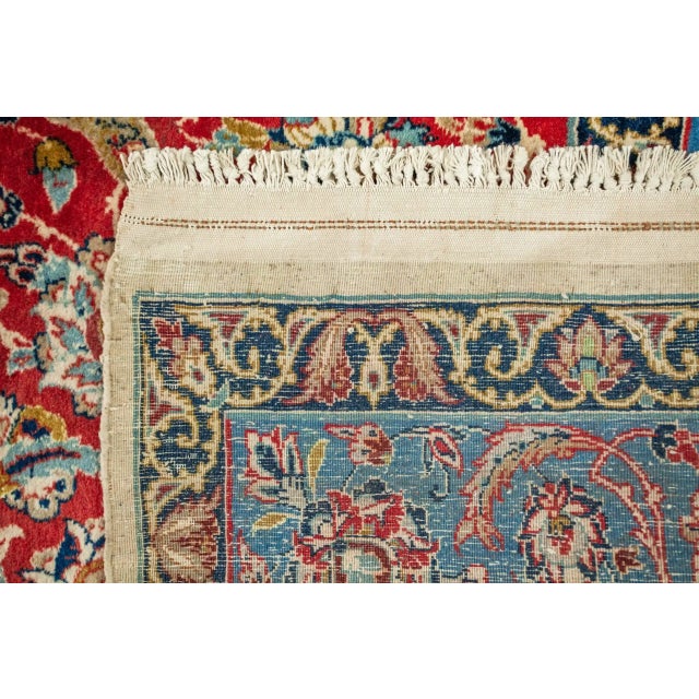 VIntage Middle Eastern Isfahan Rug For Sale - Image 10 of 11