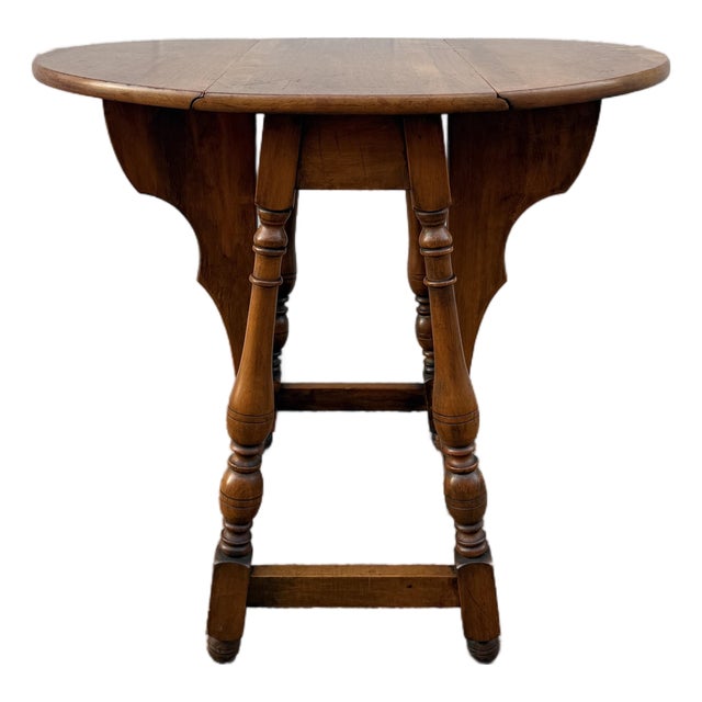 Vintage Maple Drop Leaf Table For Sale