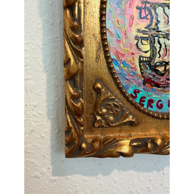 Nautical Serg Graff "Dawnstar" Seascape Acrylic Painting Sailing Ship Nautical Art For Sale - Image 3 of 9