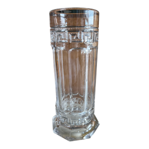 1912 Crystal Glass Grecian Border Greek Key Vase by Heisey