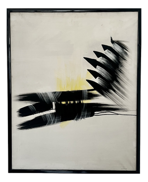 Italian Artist, Large Abstract Composition, Mid to Late 20th Century, Acrylic on Canvas