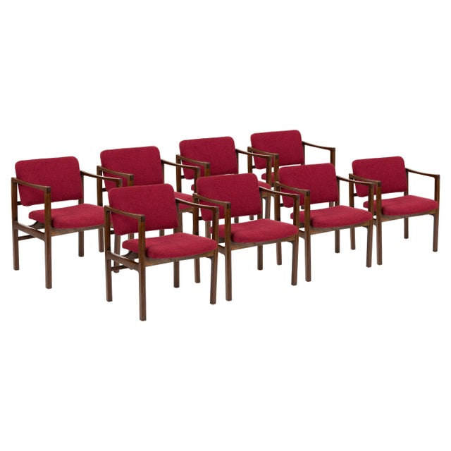 Czechoslovakian Armchairs, 1970s, Set of 8 For Sale - Image 9 of 9