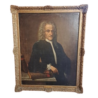 French Nobleman, 1760, Oil on Canvas For Sale