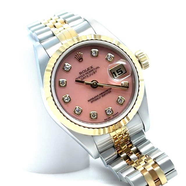 Contemporary Rolex Stainless Steel & 18ct Yellow Gold Datejust 26mm For Sale - Image 3 of 13