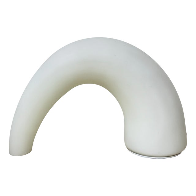 Italian Thor Glass Table Lamp from Fontana Arte, 1980s For Sale