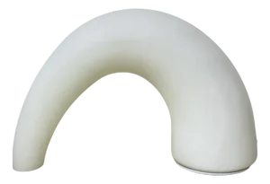 Italian Thor Glass Table Lamp from Fontana Arte, 1980s