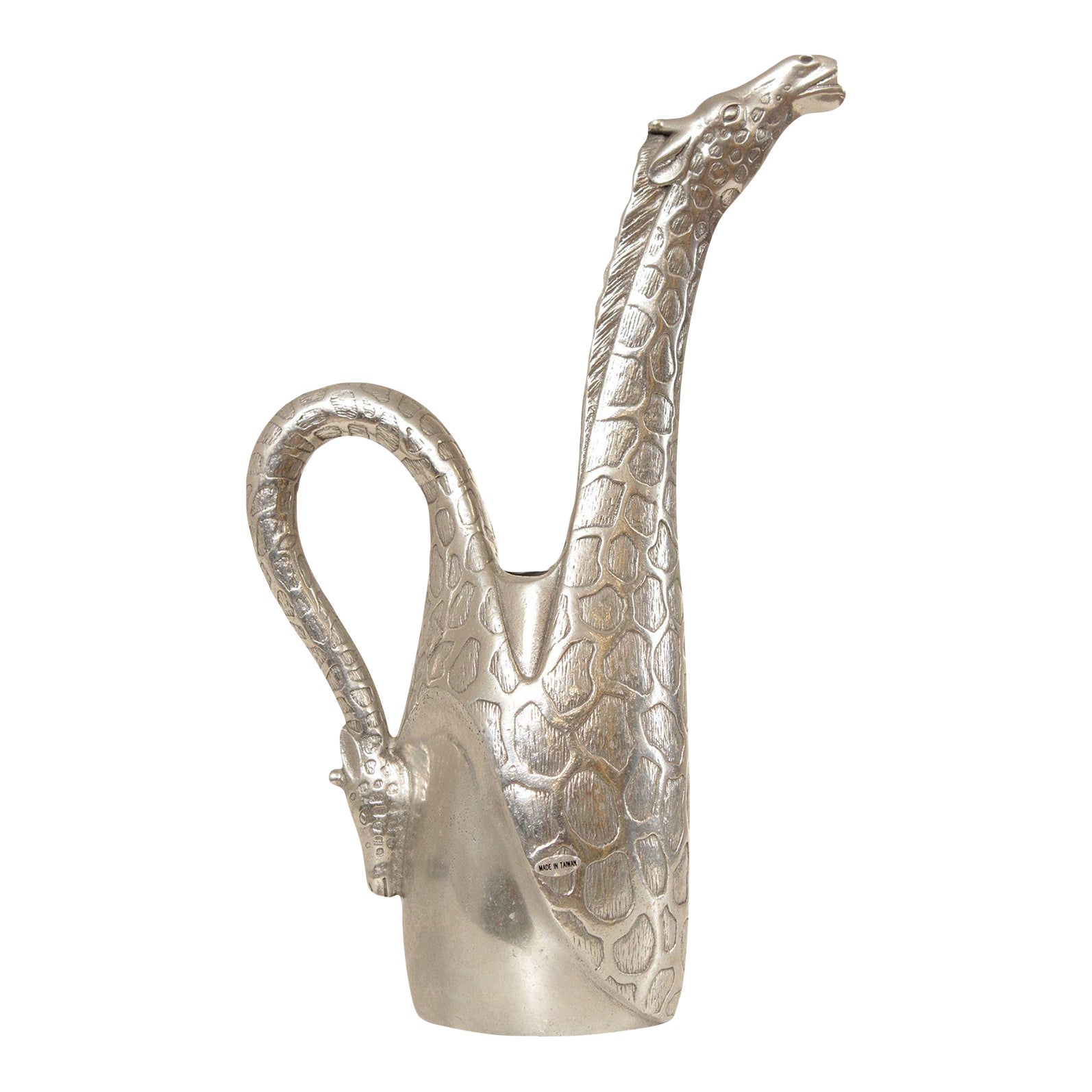 Arthur Court 1989 Giraffe Cast Aluminum Pitcher Chairish