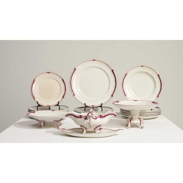 1900 - 1909 France White Porcelain Dinnerware Set For Sale - Image 16 of 18