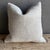 Creamy white hemp rug pillow. Soft hand, linen blend backing with zipper closure. Spot cleaning is recommended, or dry...