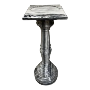 Solid Vintage Rotating Marble Pedestal