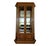 Wood French Oak Display Showcase Cabinet For Sale - Image 7 of 7