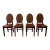Set of Four George III Mahogany Hall Chairs, Circa 1780 For Sale