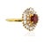 Late 20th Century 18k Ruby Ring, Size 5 For Sale - Image 4 of 5