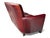 Rich Burgundy Vintage Leather Sofa With Beautiful Patina & Timeless Form - By Crate and Barrell For Sale - Image 10 of 17