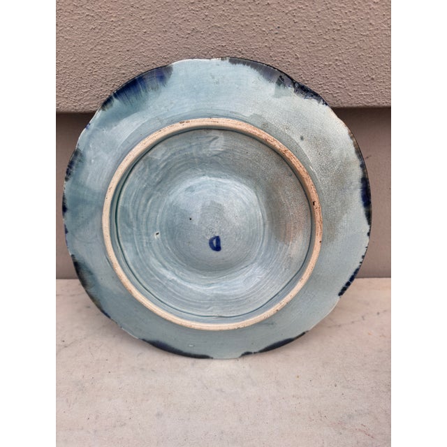 19th Century Majolica Oyster Plate Wasmuel For Sale In Austin - Image 6 of 6