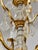 Metal Two-Story Chandelier with Crystal Trimmings For Sale - Image 7 of 10