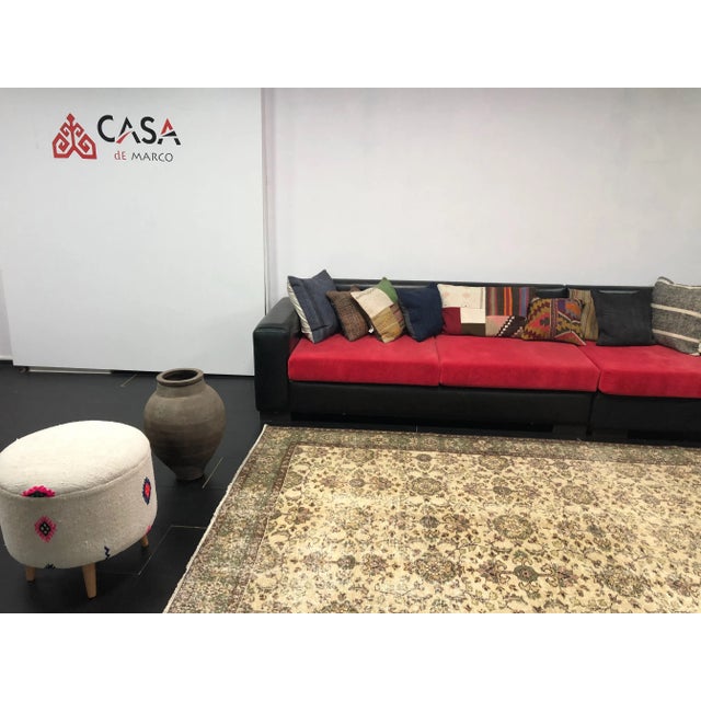 Textile Vintage Distressed Traditional Turkish Anatolian Rug For Sale - Image 7 of 11