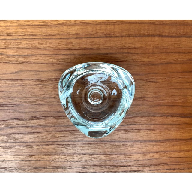 Vintage Scandinavian Reversible Glass Candleholder, 1970s For Sale - Image 8 of 18