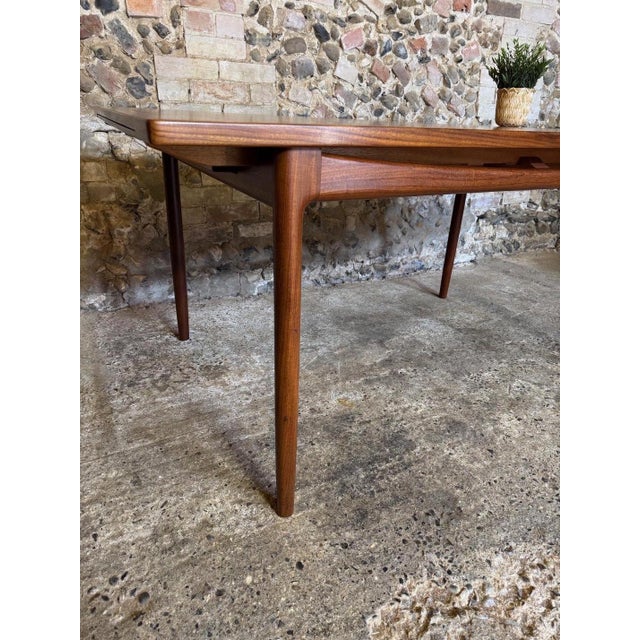 Vintage Danish Teak Dining Table by Ib Kofod-Larsen for G-Plan, 1960s For Sale - Image 9 of 18