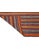 1960s Turkish Striped Decorative Kilim Rug - 4`2" X 4`11" For Sale - Image 5 of 6