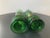 Asian Green Glass Table Oil Lamps, Set of 2 For Sale - Image 9 of 12