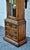 Brown Ridgeway Oak Grandfather Clock Jacobean Style Barley Twist Tempus Fugit For Sale - Image 8 of 18