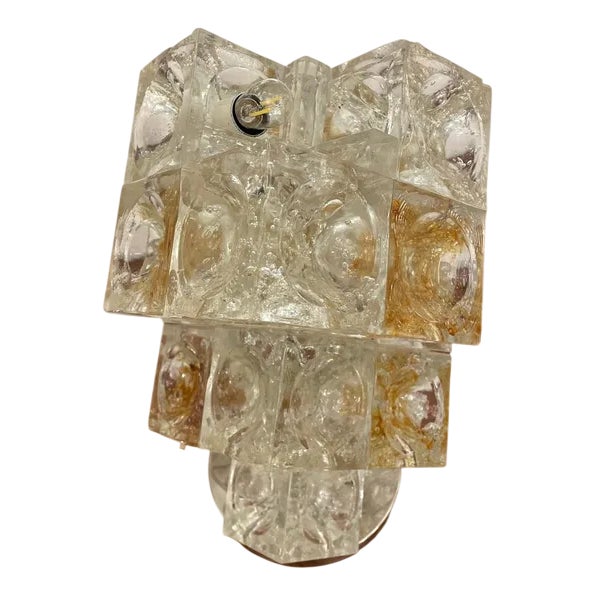 Mid-Century Modern Italian Murano Glass Table Lamp by Albano Poli for Poliarte, 1960s For Sale