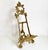 Vintage Ornate Brass Easel 15" For Sale - Image 4 of 8