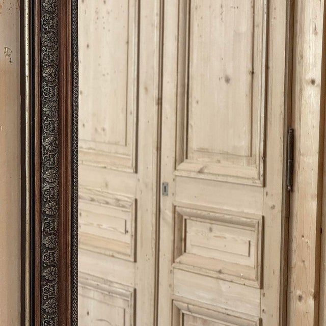 Antique French Napoleon III Mirror in the Louis XVI Style With Lovebirds For Sale - Image 9 of 18