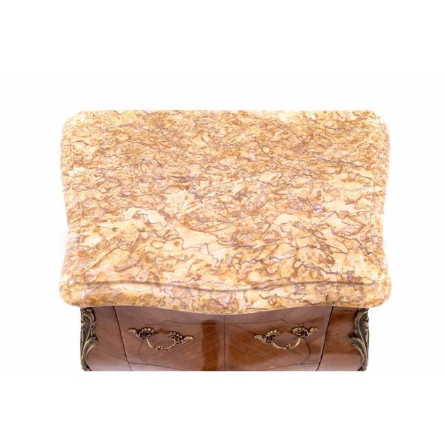 Beige Bedside Tables, France, 1920s, Set of 2 For Sale - Image 8 of 13