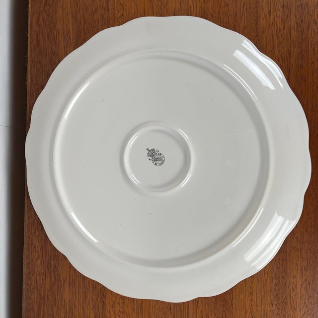 Cake Plate with Cake Server Réverbère Model from Kg Luneville, 1950s, Set of 2 For Sale - Image 7 of 13