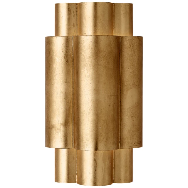 AERIN for Visual Comfort Signature Arabelle Medium Sconce in Gild For Sale