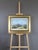 Mid-Century Modern Mid-Century Modern 'Road Through Soft Hills' Vintage Swedish Original Landscape Oil Painting, Framed For Sale - Image 3 of 11